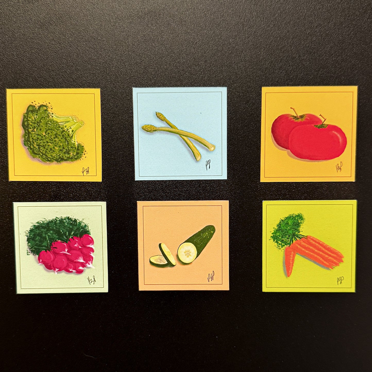 Veggies 1 Refrigerator Magnets
