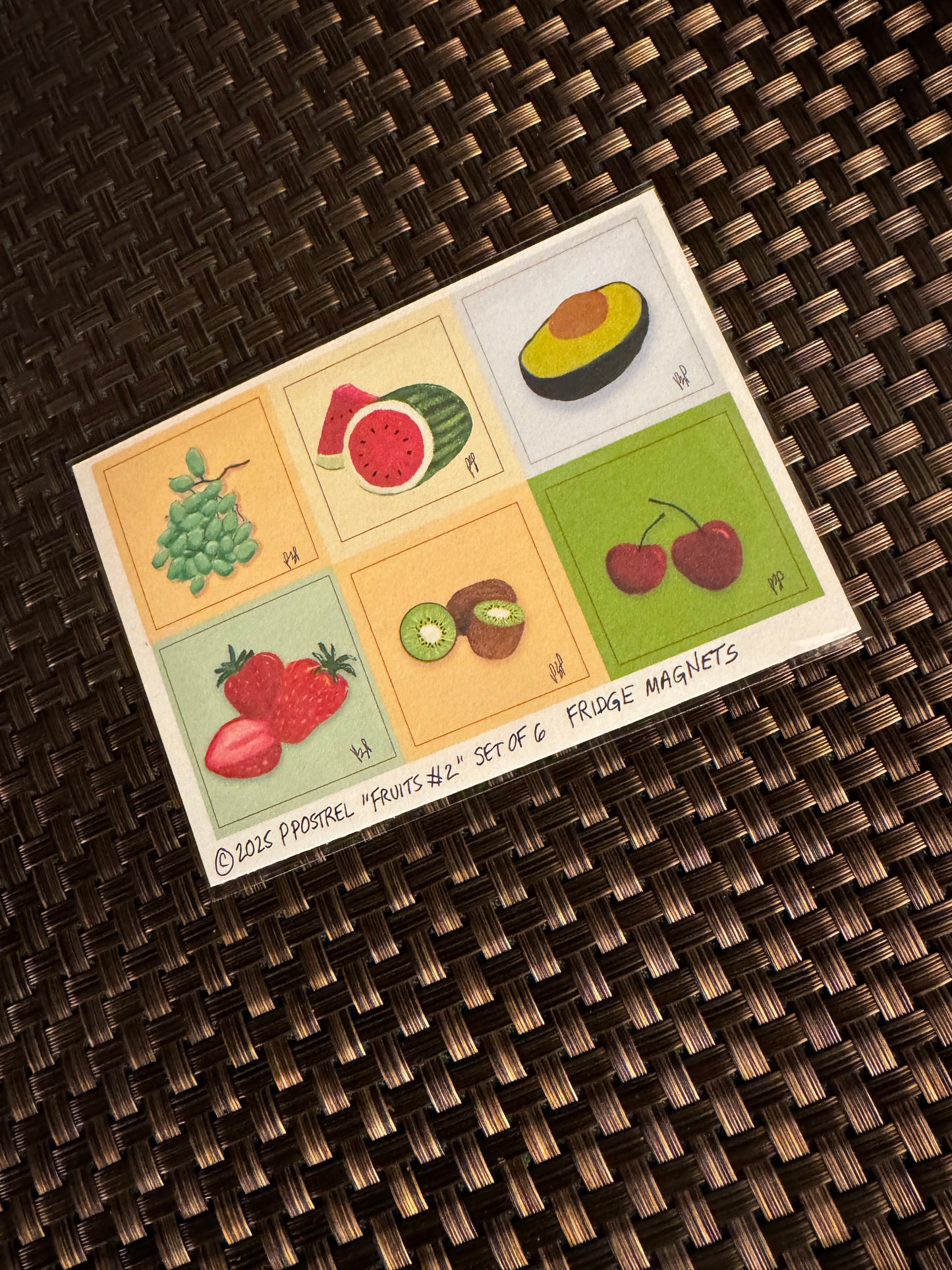 Fruits 2 Refrigerator Magnets