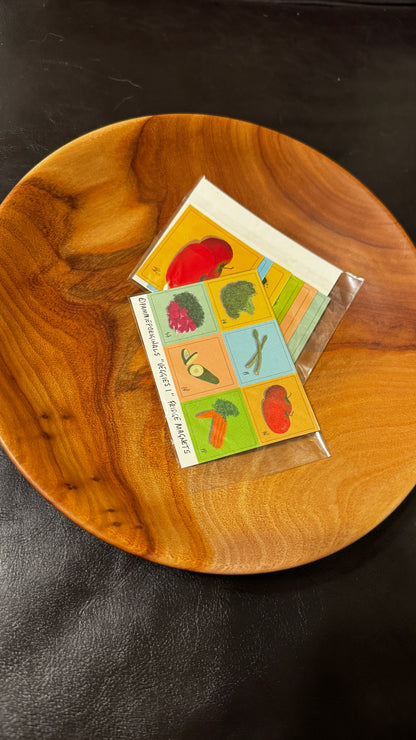 Veggies 1 Refrigerator Magnets