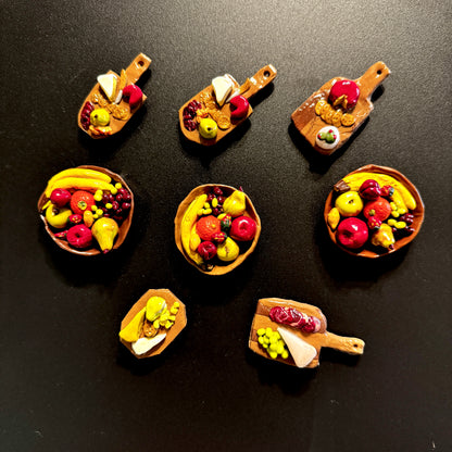 Miniature Fruit Bowl Magnet