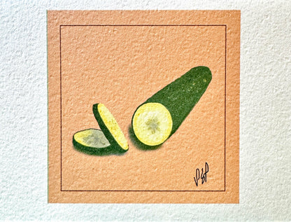 "Veggies 1" Notecards