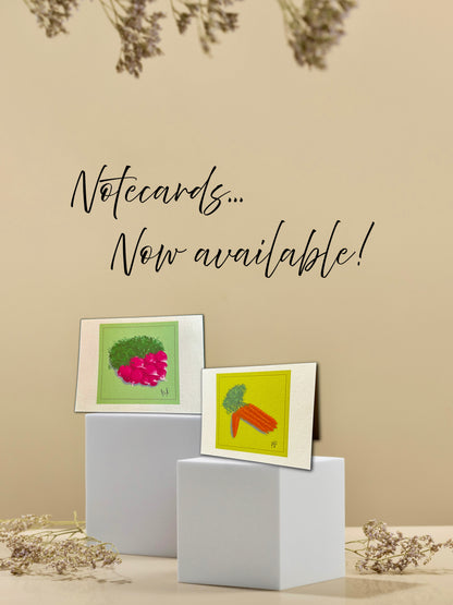 "Veggies 1" Notecards