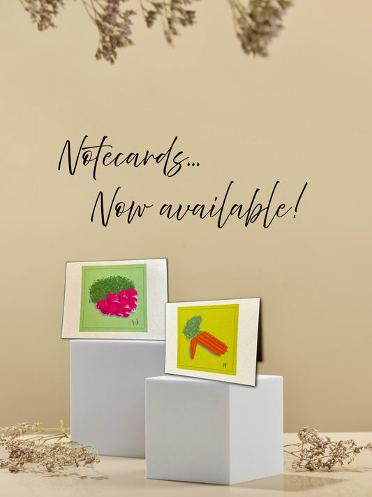 "Veggies 1" Notecards