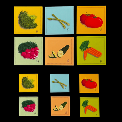 Veggies 1 Refrigerator Magnets