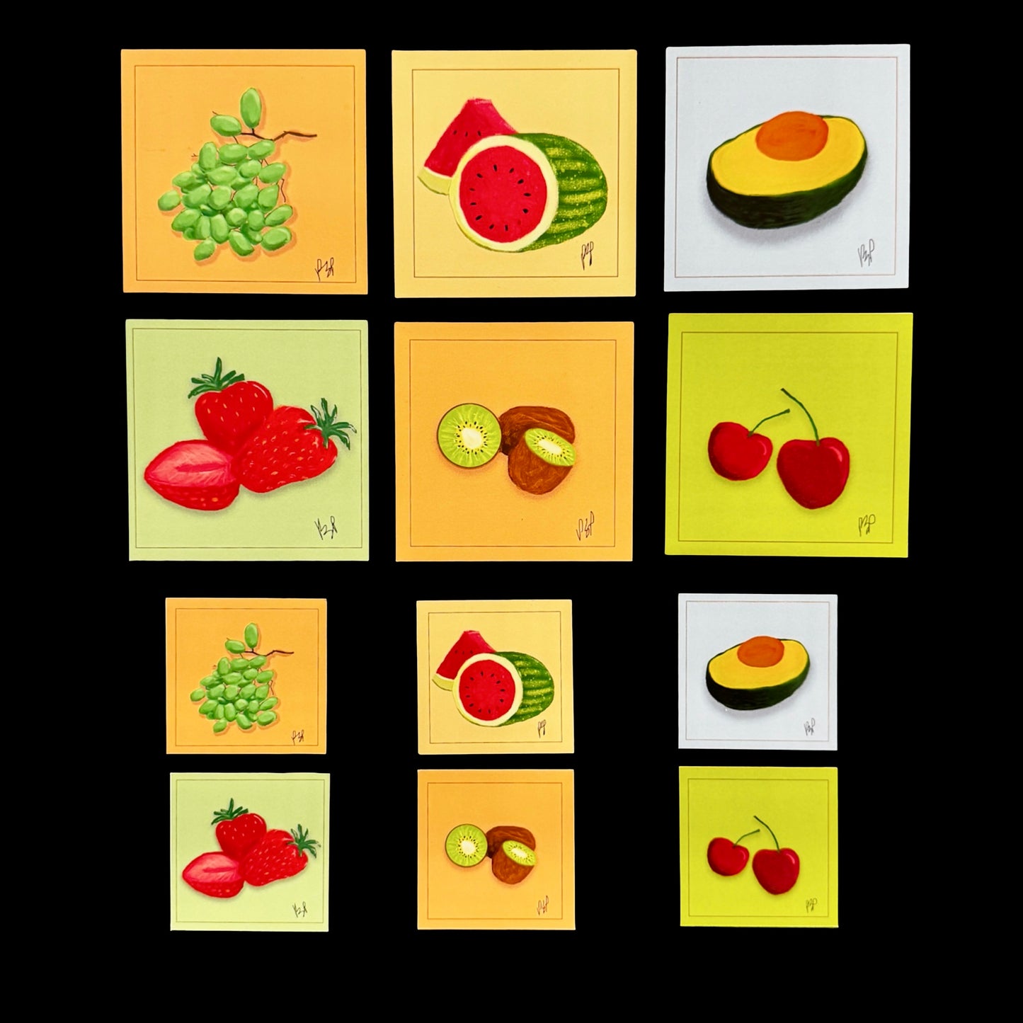 Fruits 2 Refrigerator Magnets